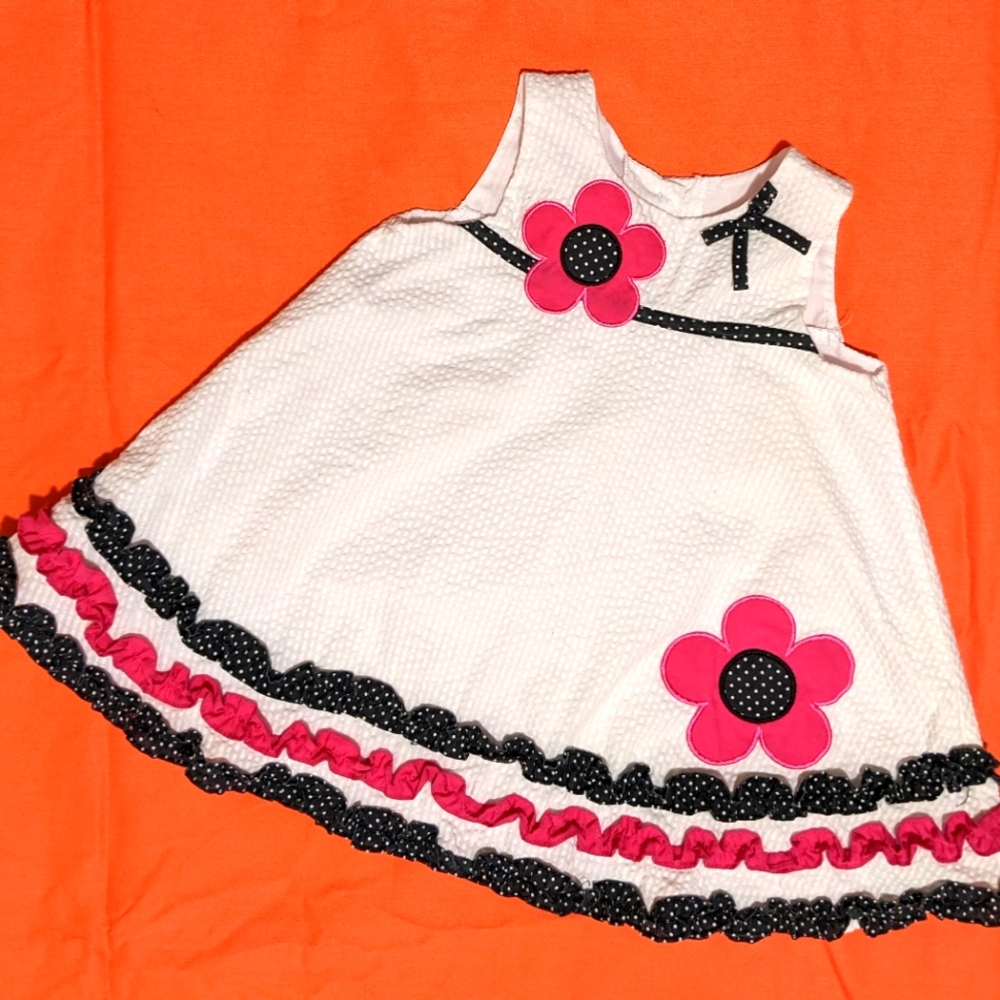 White Jumper w/ Pink Flowers 2T